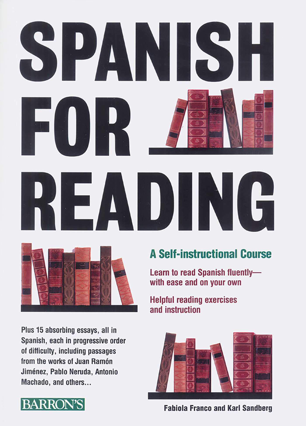 Паперова книга «Spanish for Reading : A Self-Instructional Course», автор Фабіола Франко - фото №1
