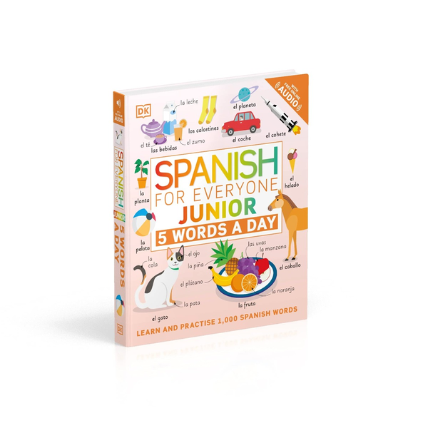 Бумажная книга «Spanish for Everyone Junior 5 Words a Day. Learn and Practise 1,000 Spanish Words» - фото №1