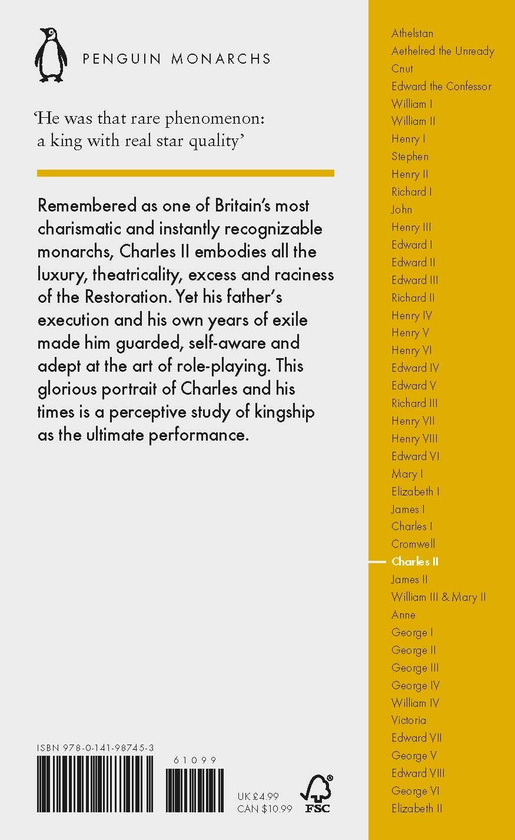 Бумажная книга «Charles II», автор Клэр Джексон - фото №1