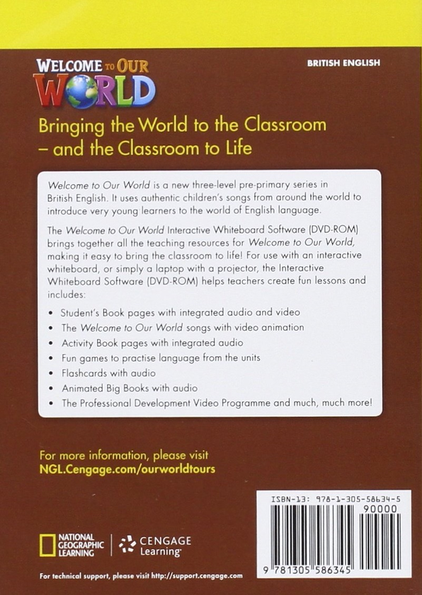 Бумажная книга «Welcome to Our World 1. Interactive Whiteboard» - фото №1