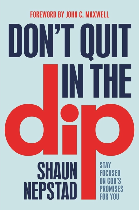 Бумажная книга «Don't Quit in the Dip. Stay Focused on God's Promises for You», автор Шон Непстад - фото №1