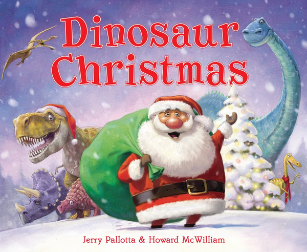 Бумажная книга «Dinosaur Christmas», автор Джерри Паллотта - фото №1