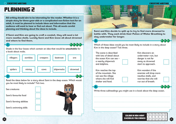 [object Object] «Minecraft English Ages 8-9: Official Workbook» - фото №3 - миниатюра