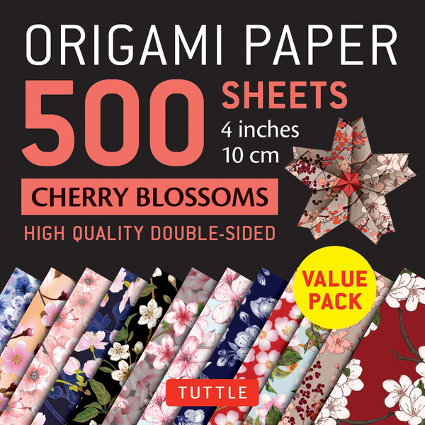 Бумажная книга «Origami Paper 500 sheets Cherry Blossoms» - фото №1