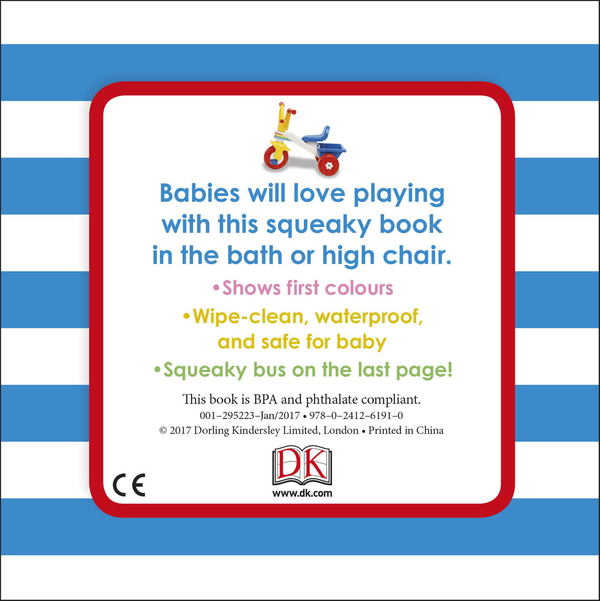Бумажная книга «Squeaky Baby Bath Book. Things That Go» - фото №1
