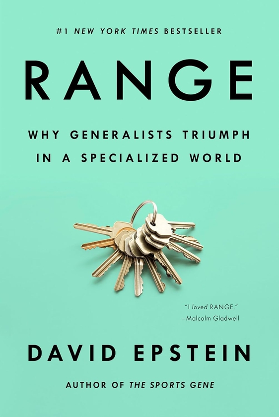 Паперова книга «Range : Why Generalists Triumph in a Specialized World», автор Девід Епштейн - фото №1