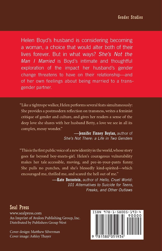 Бумажная книга «She's Not the Man I Married. My Life with a Transgender Husband», автор Хелен Бойд - фото №1