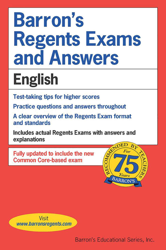 Паперова книга «Regents Exams and Answers: English», автор Керол Чайткін - фото №1