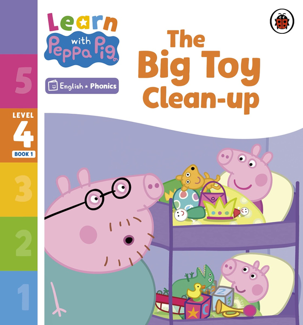 [object Object] «Learn with Peppa Phonics Level 4 Book 1. The Big Toy Clean-up» - фото №1