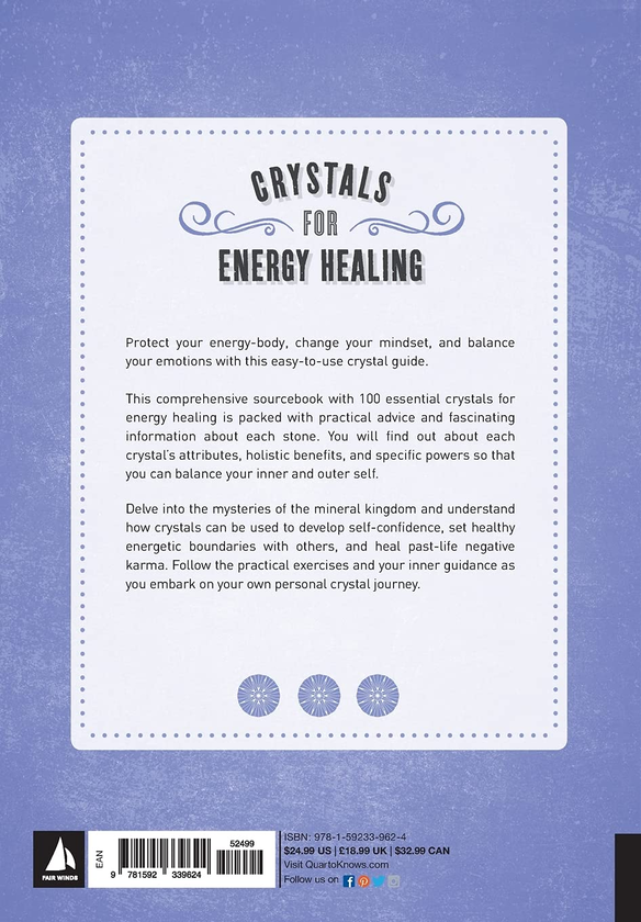 Паперова книга «Crystals for Energy Healing. A Practical Sourcebook of 100 Crystals», автор Ешлі Ліві - фото №1
