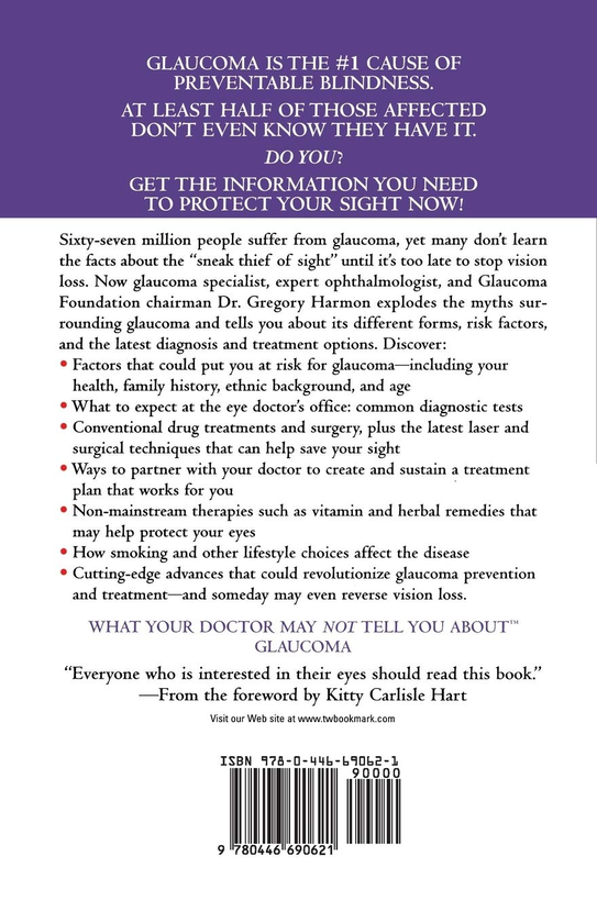 Бумажная книга «What Your Doctor May Not Tell You About Glaucoma. The Essential Treatments and Advances That Could Save Your Sight», авторов Грегори К. Хармон, Нэнси Интратор - фото №1