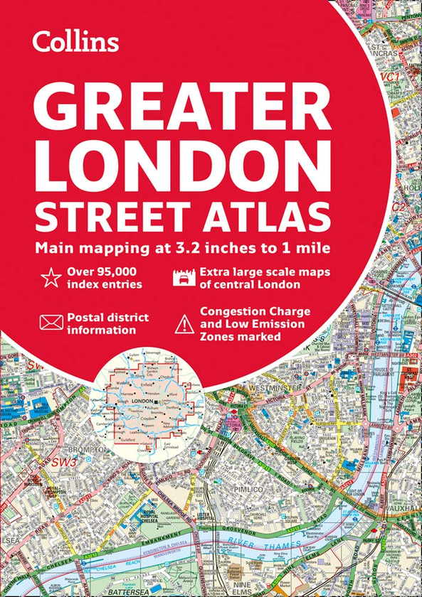 Бумажная книга «Greater London Street Atlas» - фото №1