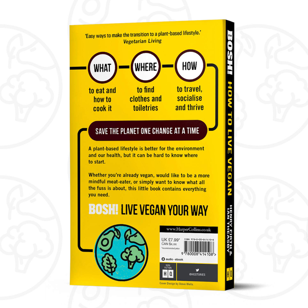 Паперова книга «Bosh! How to Live Vegan», авторів Генрі Ферт, Ян Тісбі - фото №1