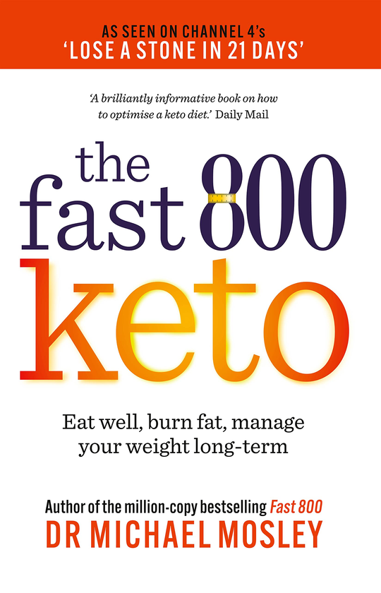 Паперова книга «Fast 800 Keto. Eat well, burn fat, manage your weight long-term», автор Майкл Мозлі - фото №1
