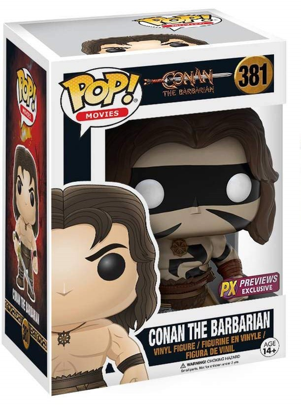  «Коллекционная фигурка Funko Pop! Pop movies Conan the Barbarian Конан в маске (FK11902)», бренда Funko Pop - фото №1