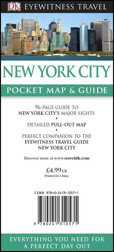 Бумажная книга «New York City Pocket Map and Guide» - фото №1