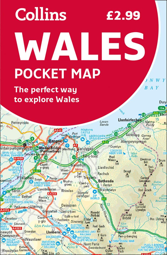 Паперова книга «Wales Pocket Map: The perfect way to explore Wales» - фото №1