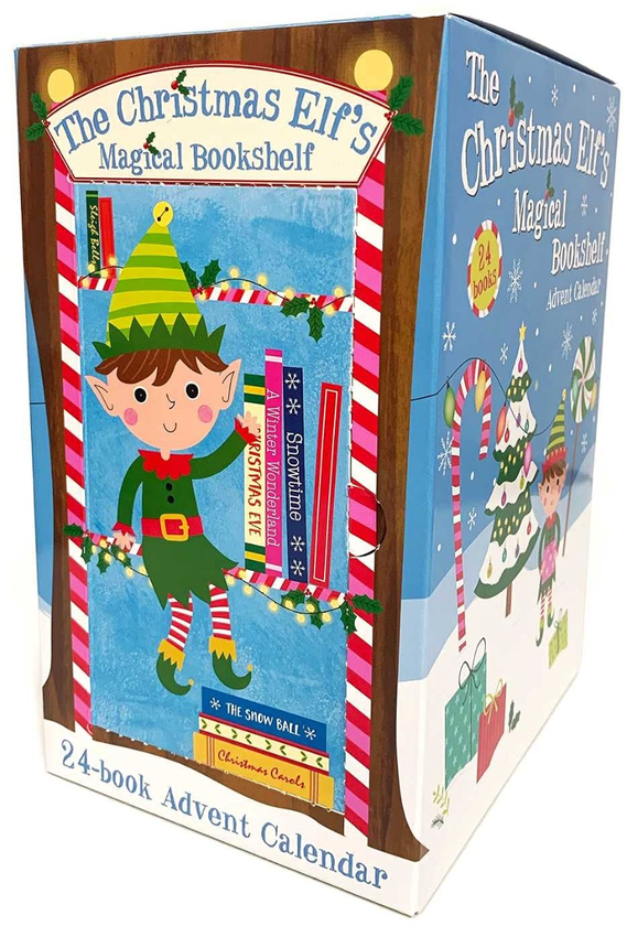 Бумажная книга «The Christmas Elf's Magical Bookshelf Advent Calendar» - фото №1