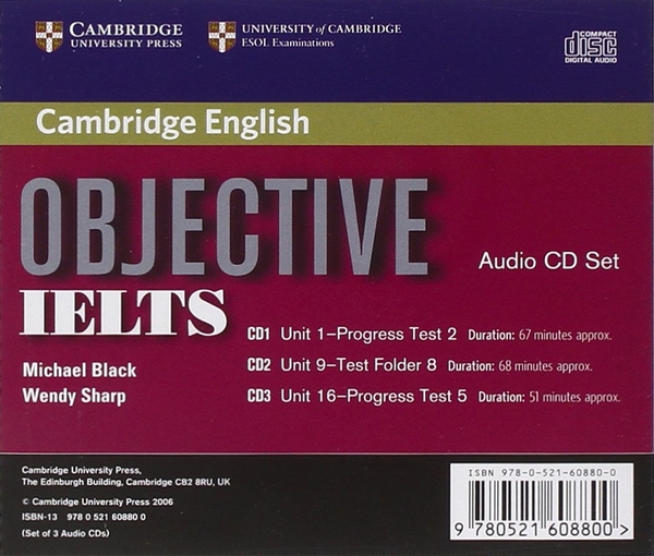 [object Object] «Objective IELTS Inter Audio CD set (3) (CD-ROM)», авторів Майкл Блек, Венді Шарп - фото №2 - мініатюра