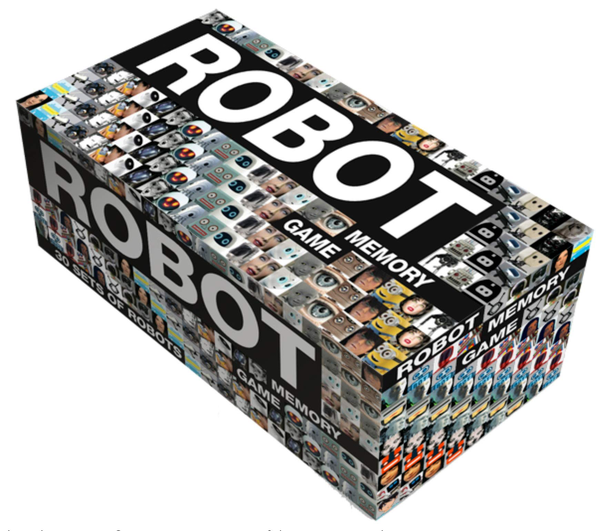 Бумажная книга «Robot memory game», автор Мике Герритцен - фото №1