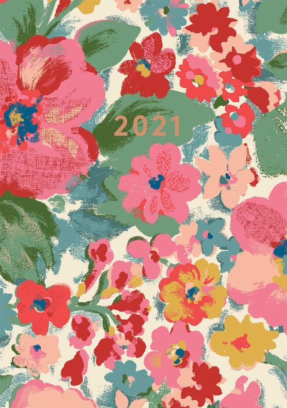 Бумажная книга «Cath Kidston A5 Painted Bloom 2021 Diary» - фото №1