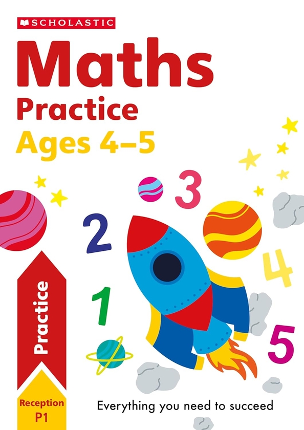 Бумажная книга «Maths Practice Book for Ages 4-5», автор Джайлс Клэр - фото №1