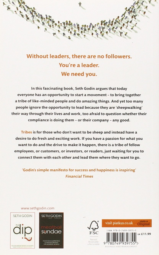 Бумажная книга «Tribes. We Need You to Lead Us», автор Сет Годин - фото №1