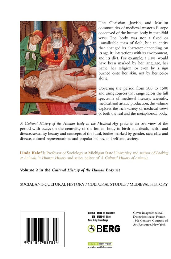Бумажная книга «A Cultural History of the Human Body in the Medieval Age» - фото №1