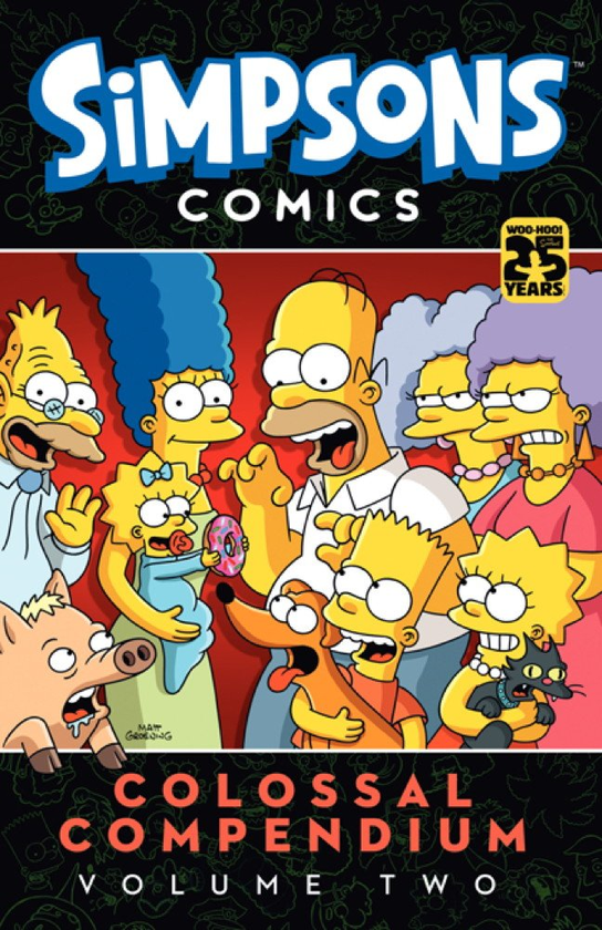Паперова книга «Simpsons Comics. Colossal Compendium Volume 2», автор Метт Грьонінг - фото №1