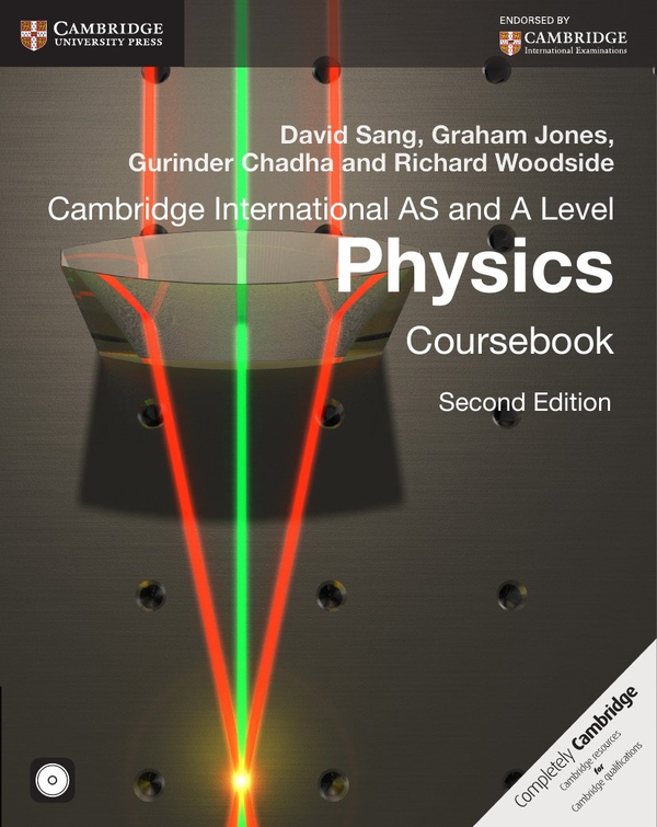 Паперова книга «Cambridge International AS and A Level Physics Coursebook with CD-ROM», авторів Грем Джонс, Девід Санг, Гуріндер Чадха, Річард Вудсайд - фото №1