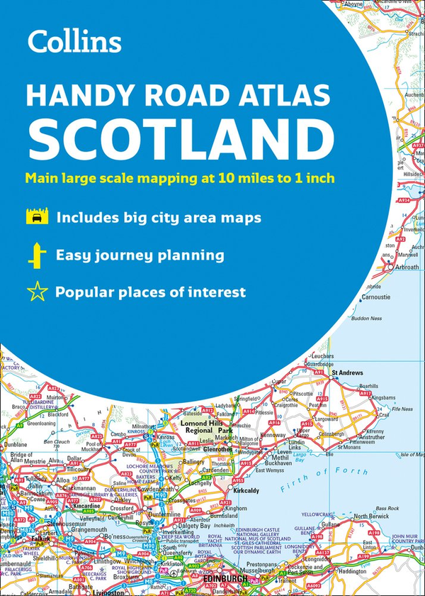 Бумажная книга «Collins Handy Road Atlas Scotland» - фото №1