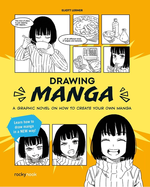 [object Object] «Drawing Manga: A Graphic Novel Guide on How To Create Your Own Manga», автор Еліот Лернер - фото №1