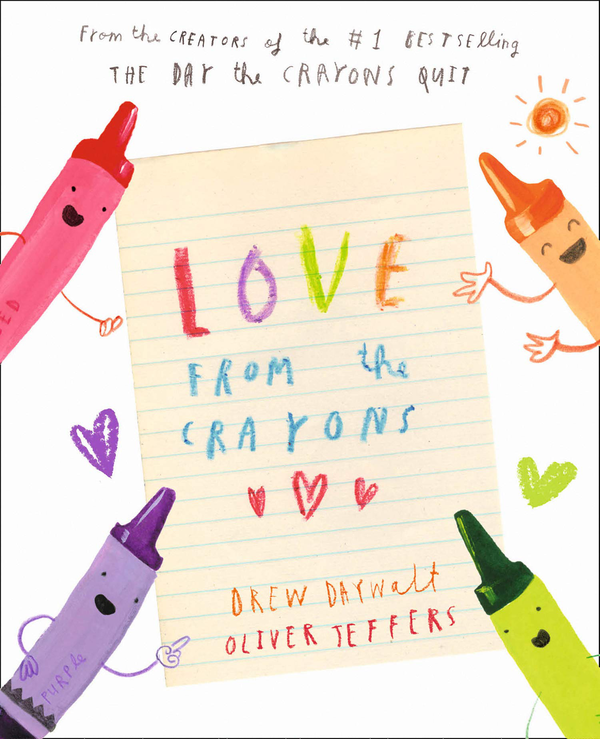 Паперова книга «Love from the Crayons», автор Дрю Дейволт - фото №1