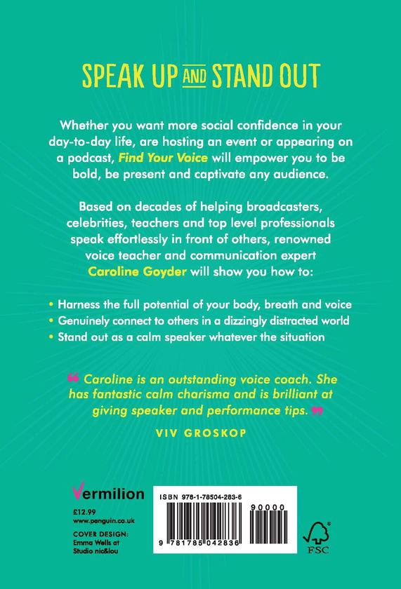 Паперова книга «Find Your Voice. The Secret to Talking with Confidence in Any Situation », автор Керолайн Гойдер - фото №1