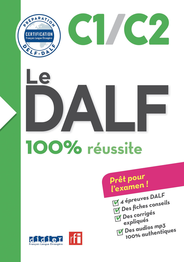 Бумажная книга «Le DALF 100% reussite: Livre C1-C2 & CD MP3», автор Сильвия Жермен - фото №1
