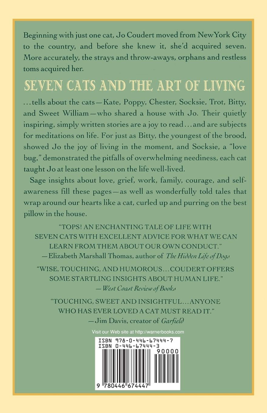 Бумажная книга «Seven Cats and the Art of Living», автор Джо Кудерт - фото №1