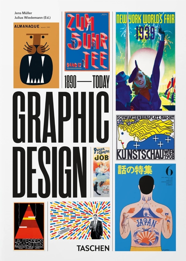 Бумажная книга «The History of Graphic Design», автор Йенс Мюллер - фото №1