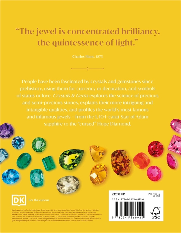Бумажная книга «The Secret History of Crystal and Gems» - фото №1