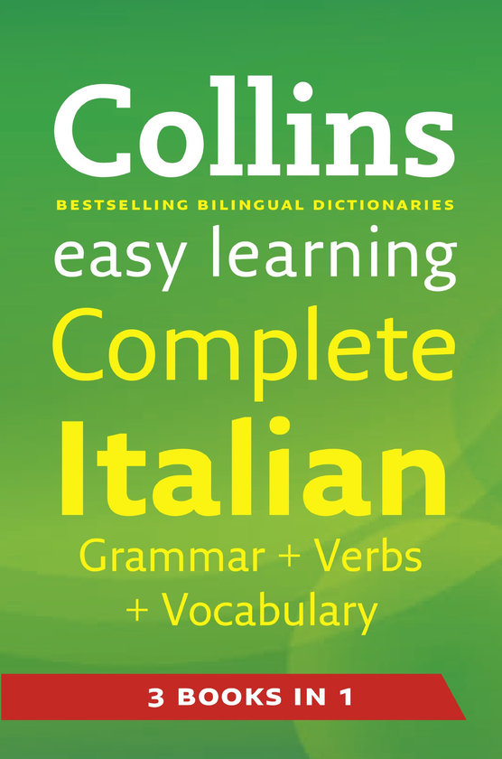 Паперова книга «Easy Learning Complete Italian Grammar, Verbs and Vocabulary» - фото №1