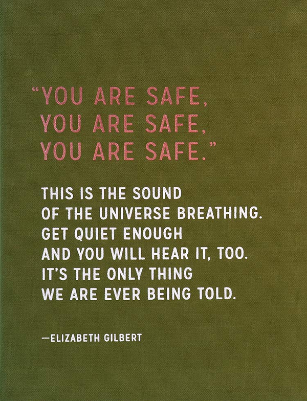 Бумажная книга «Elizabeth Gilbert You Are Safe Journal», автор Элизабет Гилберт - фото №1