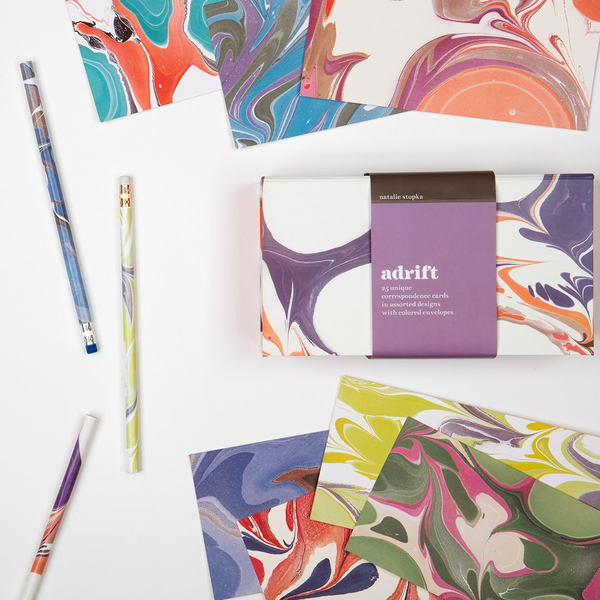 Бумажная книга «Adrift Correspondence Card Box» - фото №1