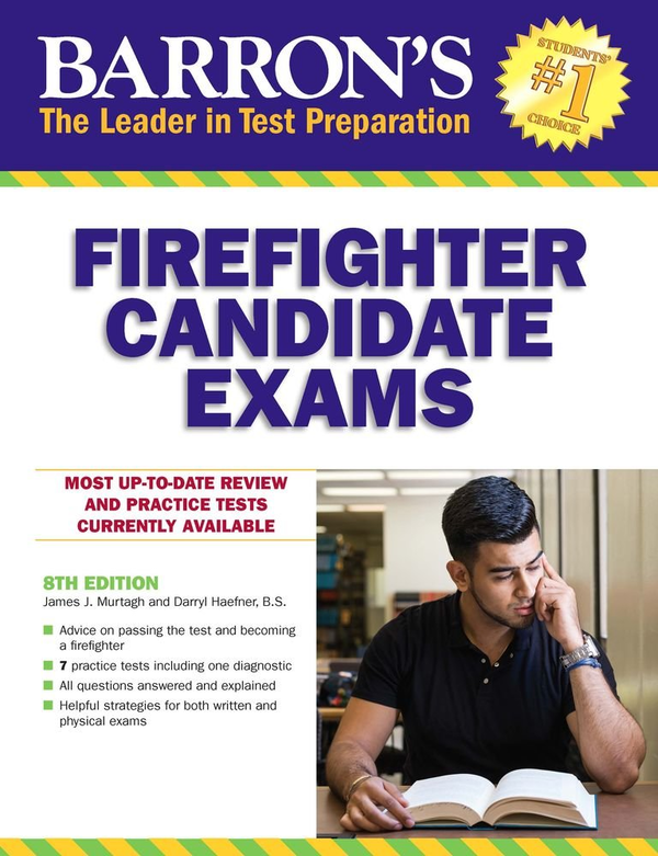 Паперова книга «Barron's Firefighter Candidate Exams», автор Дерріл Хефнер - фото №1