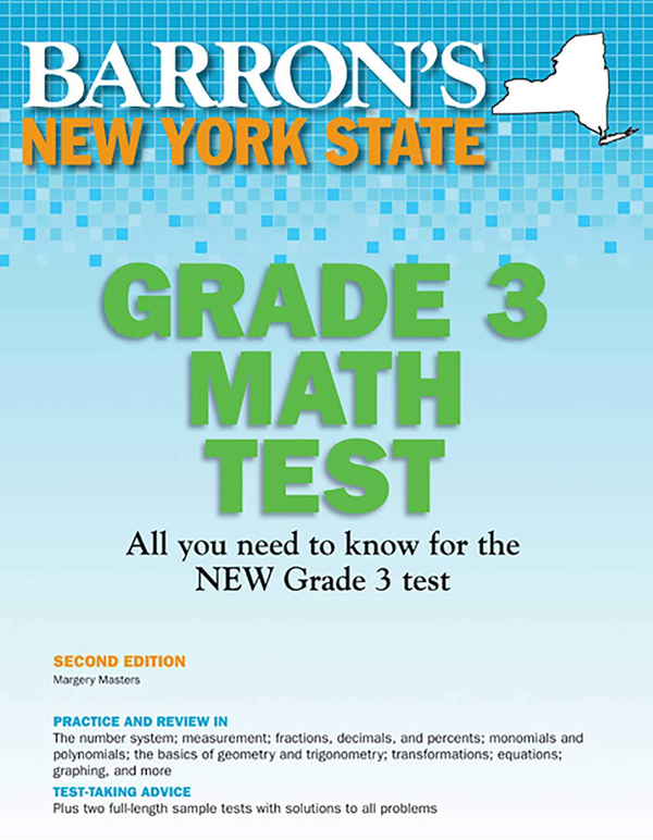 Бумажная книга «New York State Grade 3 Math Test», автор Марджери Мастерс - фото №1