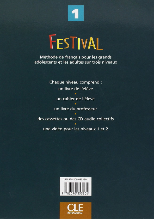 Паперова книга «Festival: Livre De L'eleve 1 (Methode de Francais) », автор Сильви Пуассона-Куинтон - фото №1