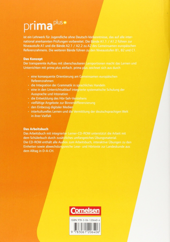 Паперова книга «Prima plus A1: Band 02. Arbeitsbuch (+CD)» - фото №1