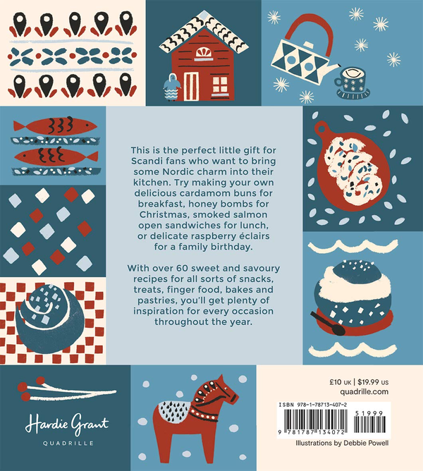 Бумажная книга «Scandi Bites: 60 recipes for sweet treats, party food and other little Scandinavian snacks», автор Трин Ганеман - фото №1