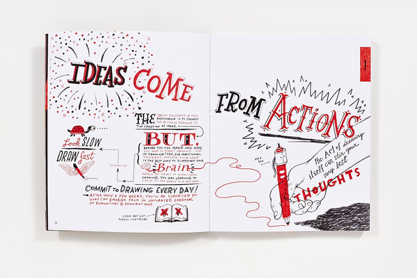 Паперова книга «Drawing Is Magic. Discovering Yourself in a Sketchbook», автор Джон Гендрікс - фото №1