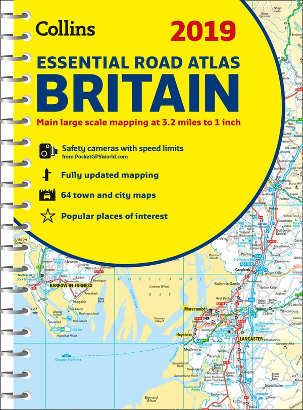 Бумажная книга «2019 Collins Essential Road Atlas Britain» - фото №1