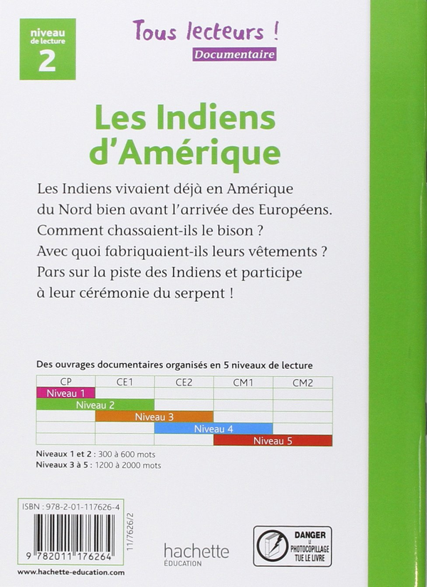 Бумажная книга «Tous Lecteurs!: Les Indiens d'Amerique», автор Robert Coupe - фото №1