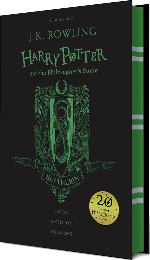 Бумажная книга «Harry Potter and the Philosopher's Stone (Slytherin Edition)», автор Джоан Роулинг - фото №1